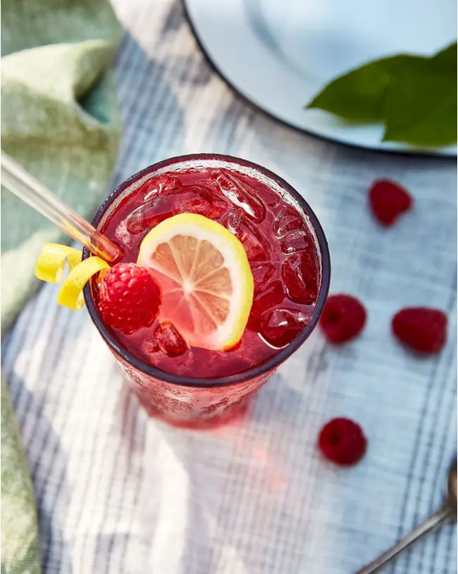 Limonada con Red Raspberry